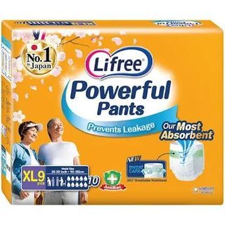 BN Lifree Powerful pants XL 9pcs