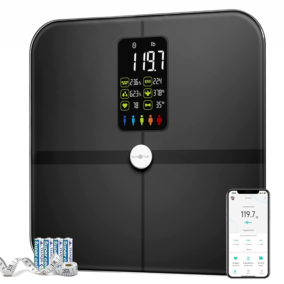 Body Fat Scale, Posture Extra Large Display Digital Bathroom Wireless