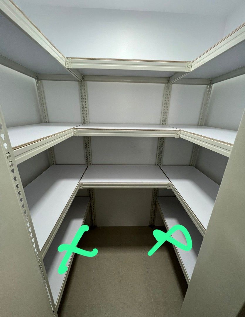 Boltless rack/bobm shelter shelf customize, Furniture & Home Living