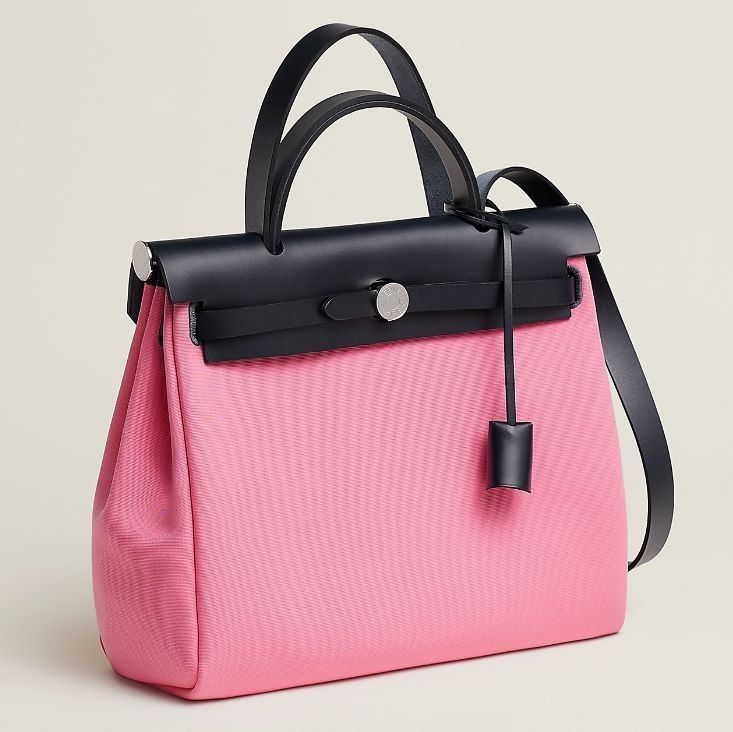 Hermes Herbag 31 Pink, Luxury, Bags & Wallets on Carousell