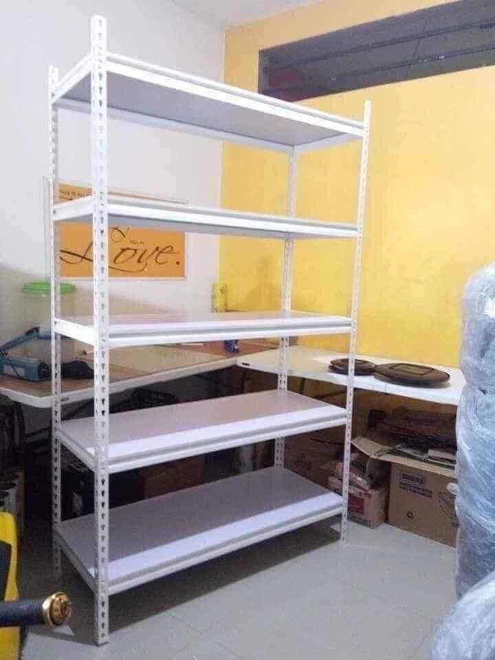 Screwless Racks Shelving Brand new Boltless Metal Steel 5-layer Rack Shelves Heavy Duty Metal ...