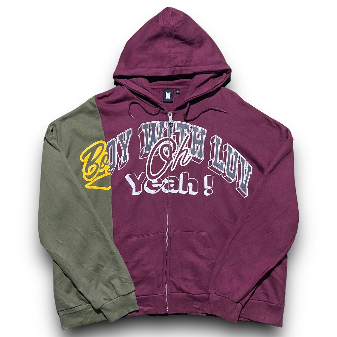 BTS Official Merchandise Zip Up Hoodie