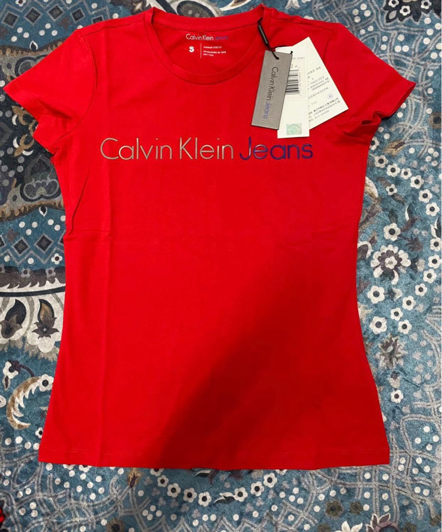 Calvin klein, Women's Fashion, Tops, Shirts on Carousell