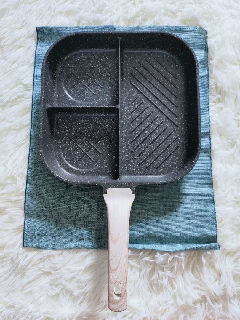 CAROTE + 3-in-1 Breakfast Grill Pan