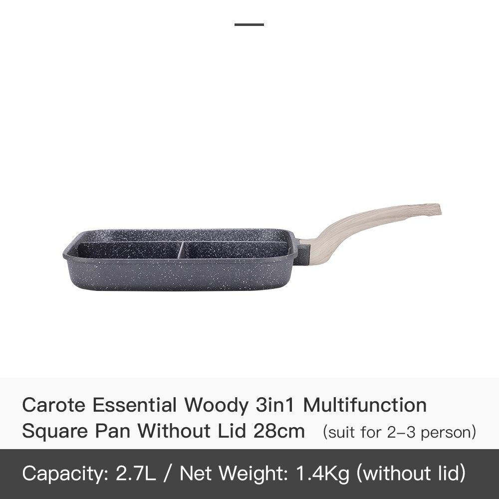 Carote Essential woody, with double steamer, Furniture & Home Living,  Kitchenware & Tableware, Cookware & Accessories on Carousell