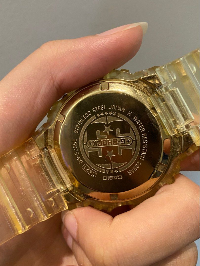 G shock store 35th anniversary transparent