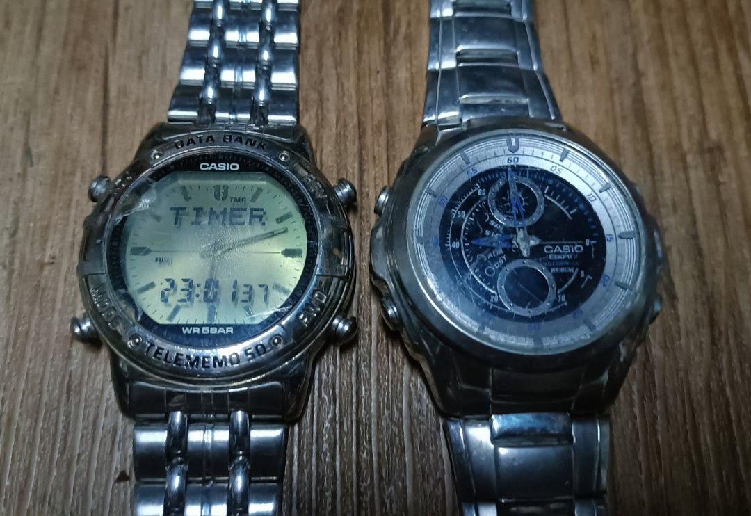 CASIO JAM LAMA BATERI Men s Fashion Watches Accessories