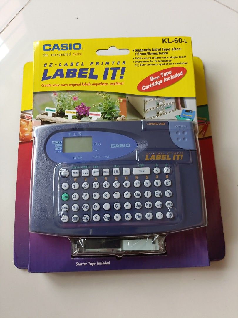 Casio label printer KL60L, Computers & Tech, Printers, Scanners