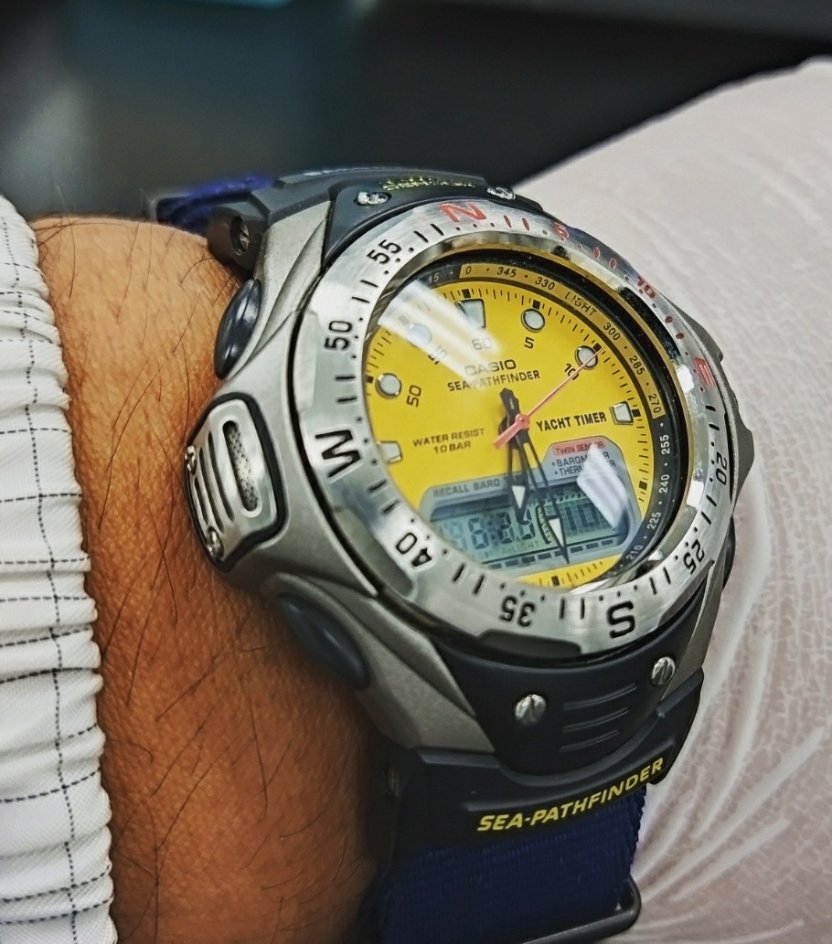 Casio pathfinder rare....., Men's Fashion, Watches & Accessories ...