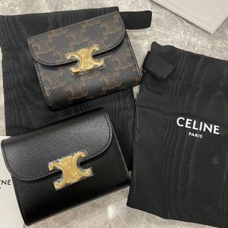 Celine 經典老花短夾