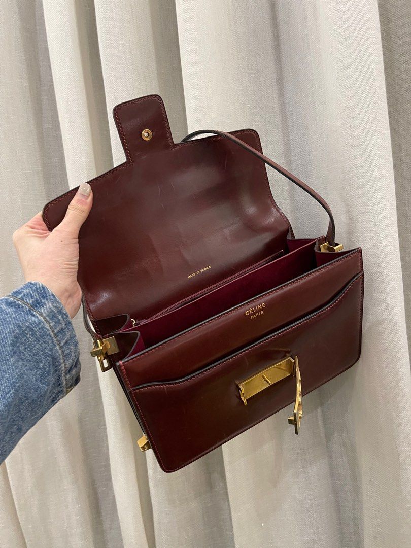 Celine maroon bag sale