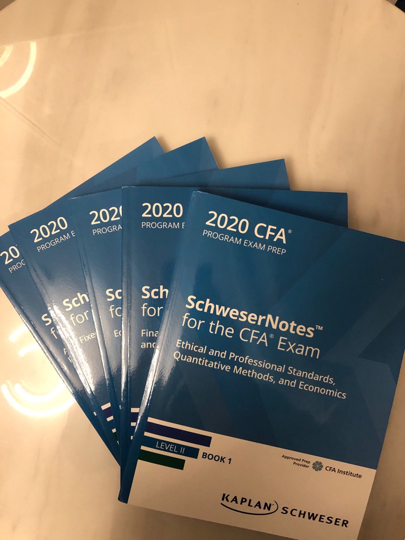 CFA level 2 notes (2020), 興趣及遊戲, 書本 & 文具, 教科書 Carousell
