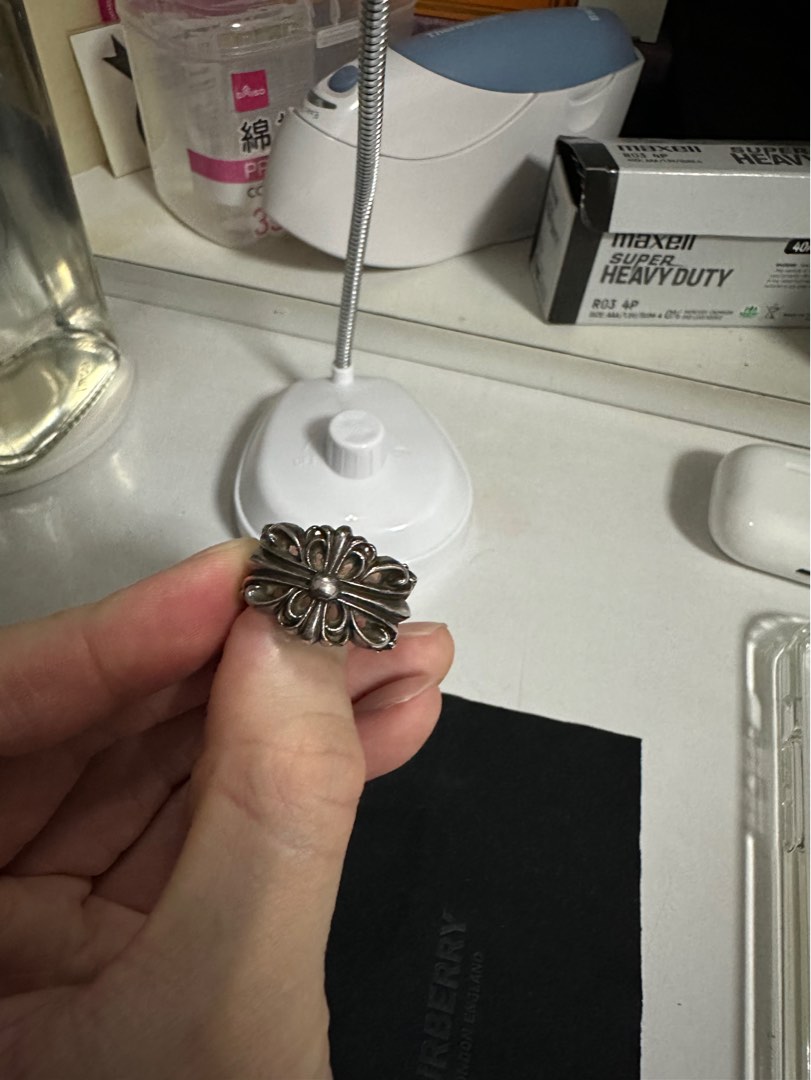 Chrome hearts discount floral cross ring