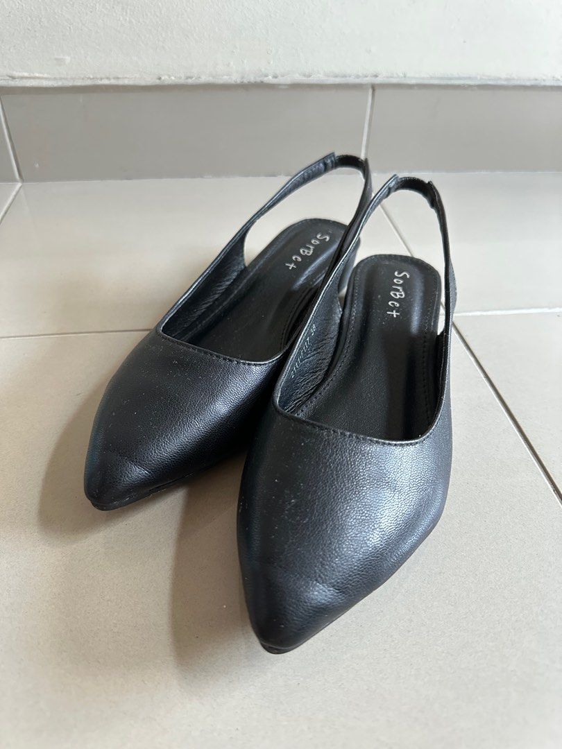 Low slingback heels best sale