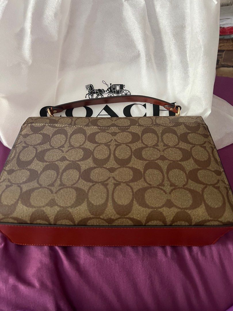 Frame bag 23 in signature canvas hotsell