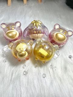 CPCM CNY golden sofubi eeyore, tigger, Winnie, Lotso