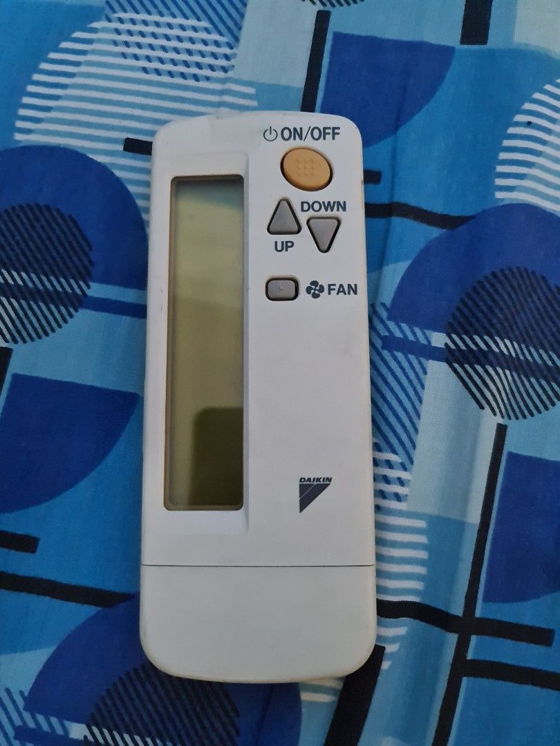 Daikin Aircon Remote Control, TV & Home Appliances, Air Conditioners & Heating on Carousell