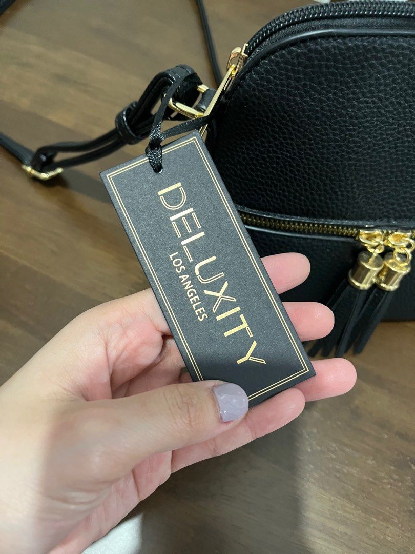 Deluxity Los Angeles Crossbody Tassel Bag Vegan Leather Women s