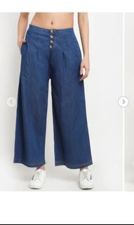Denim Straight pant