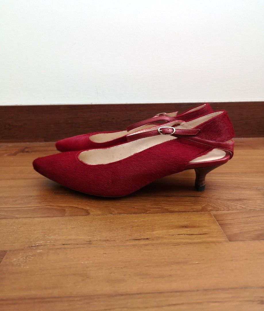 Red heeled shoes designer on sale