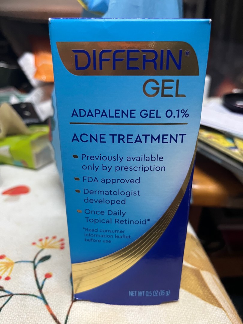 Differin gel 去痘去暗瘡外用A酸藥膏, 美容＆化妝品, 健康及美容 皮膚護理, 面部 面部護理 Carousell