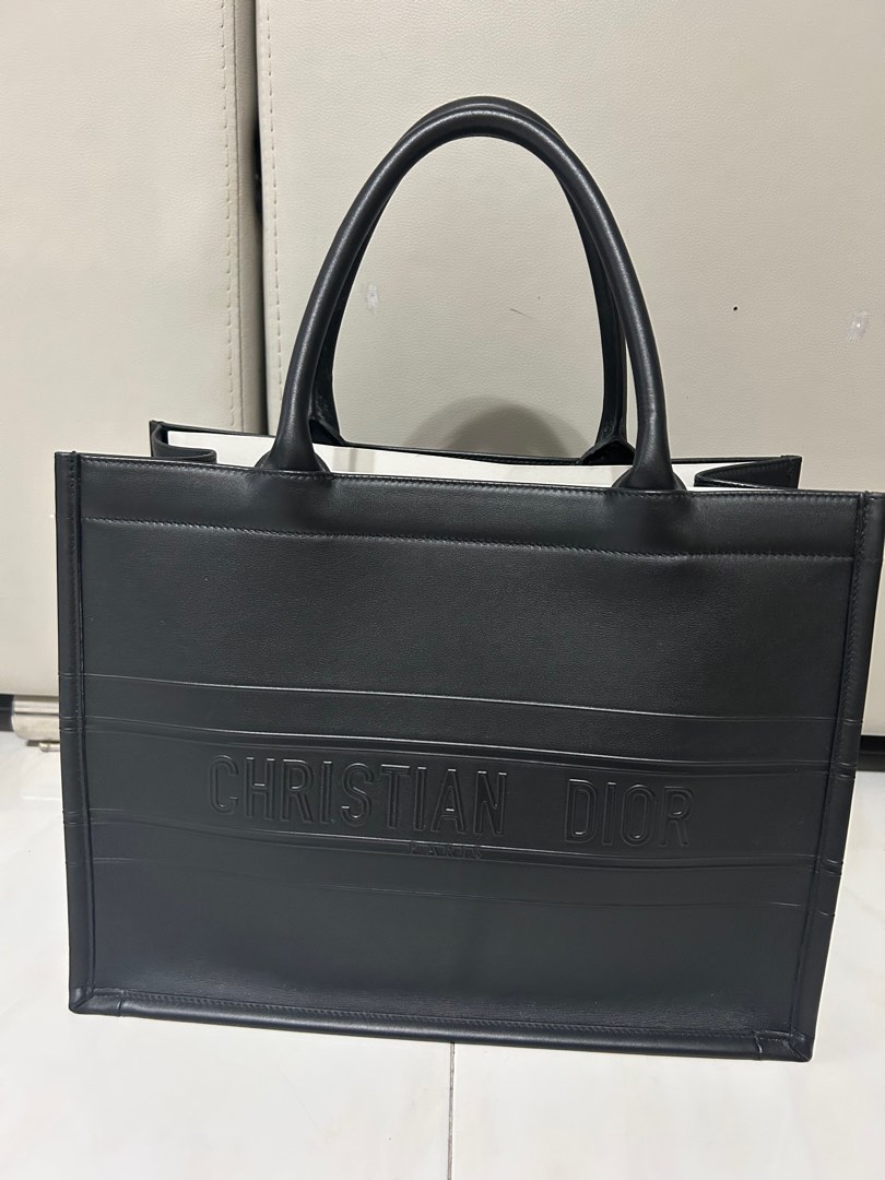Dior Tote Book Leather, Luxury, Bags & Wallets on Carousell