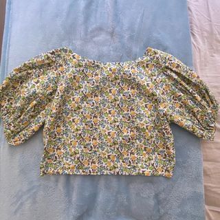 Ditsy Puff Sleeves Too