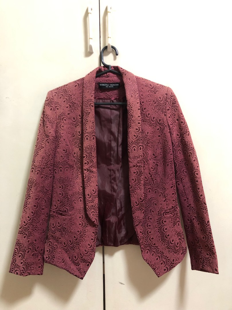 Dorothy Perkins Red blazer Women s Fashion Coats Jackets and