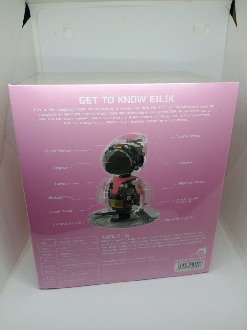 Eilik Smart Robot A Little Companion Bot with Endless Fun (BLUE)[NEW &  ORIGINAL], Hobbies & Toys, Toys & Games on Carousell