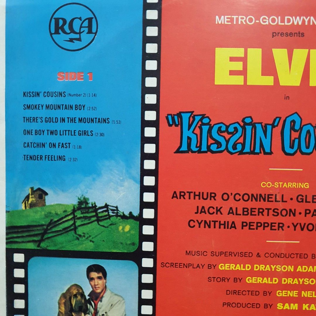 ELVIS PRESLEY Signed Autographed Album Kissin Cousins COA Hologram main image 1
