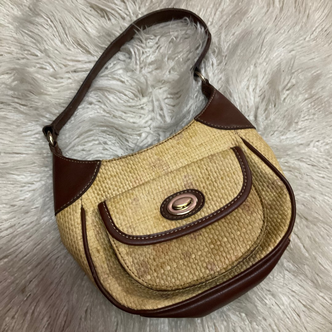 Aigner hotsell straw handbags