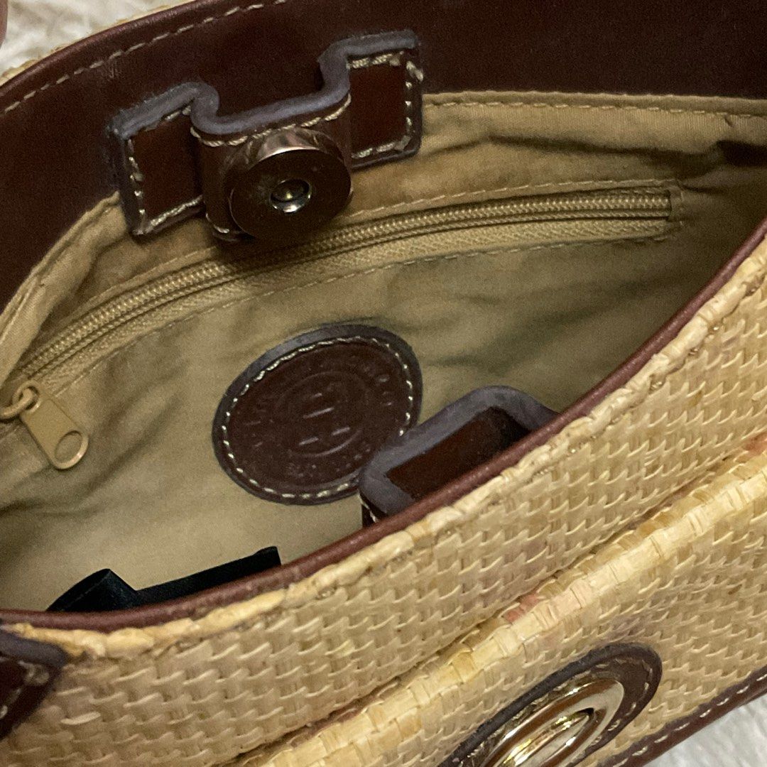 ETIENNE AIGNER STRAW BAG