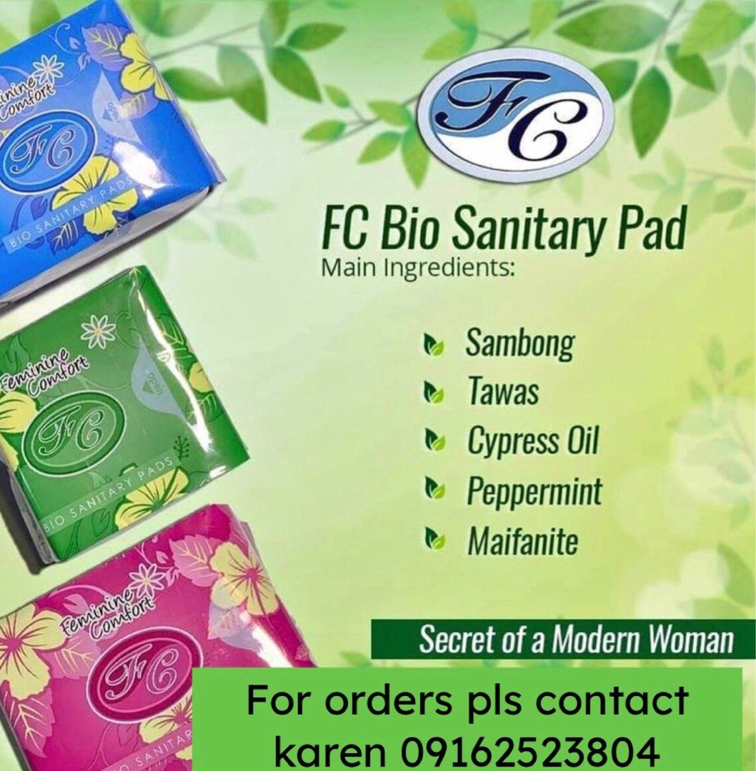 Feminine ComfortBio Sanitary Napkin, Beauty & Personal Care, Sanitary ...