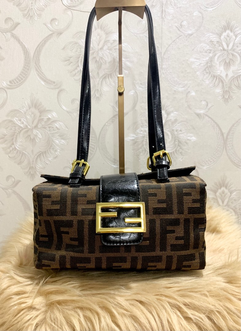 Fendi zucca outlet box bag