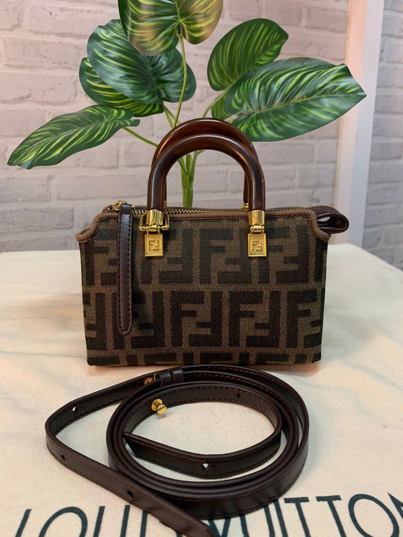 Fendi small deals boston bag