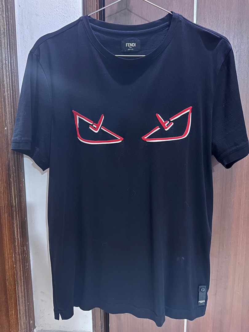 Fendi red discount eye t shirt