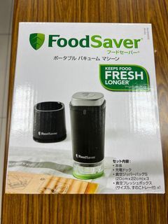 FoodSaver 可攜式充電真空保鮮機 真空包裝機  黑 全新