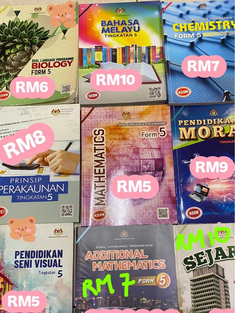 form 5 textbooks, Hobbies & Toys, Books & Magazines, Textbooks on Carousell