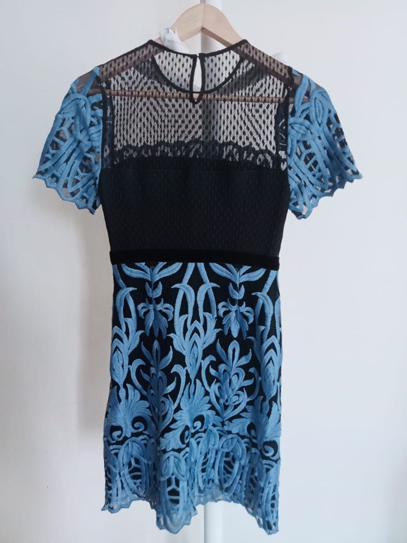 Foxiedox blue outlet lace dress