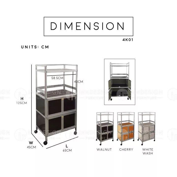 Delivery With Rack Free delivery kitchen cabinet aluminum racks, Furniture & Home Living ...