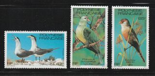 French Polynesia 1981 Birds complete set MNH, SCV=USD5.75