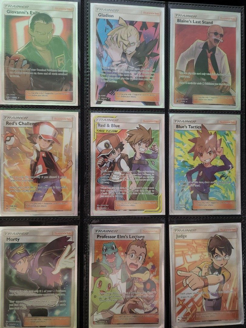 Full art trainer pokemon cards, Hobbies & Toys, Toys & Games on Carousell