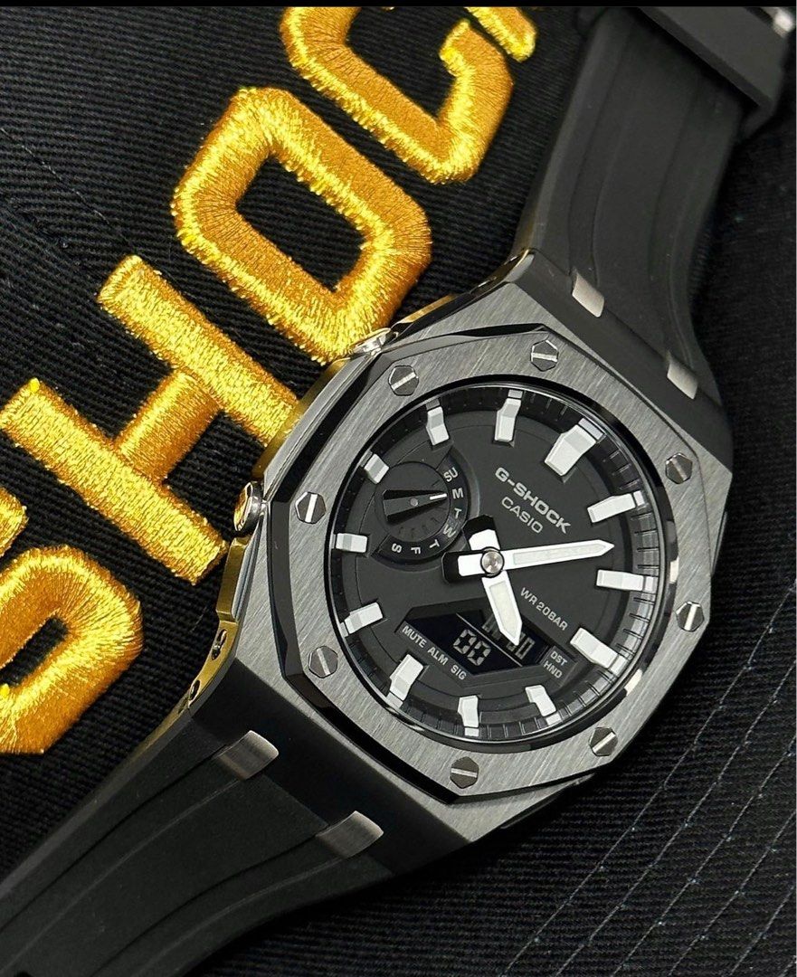 Casio black metal hot sale