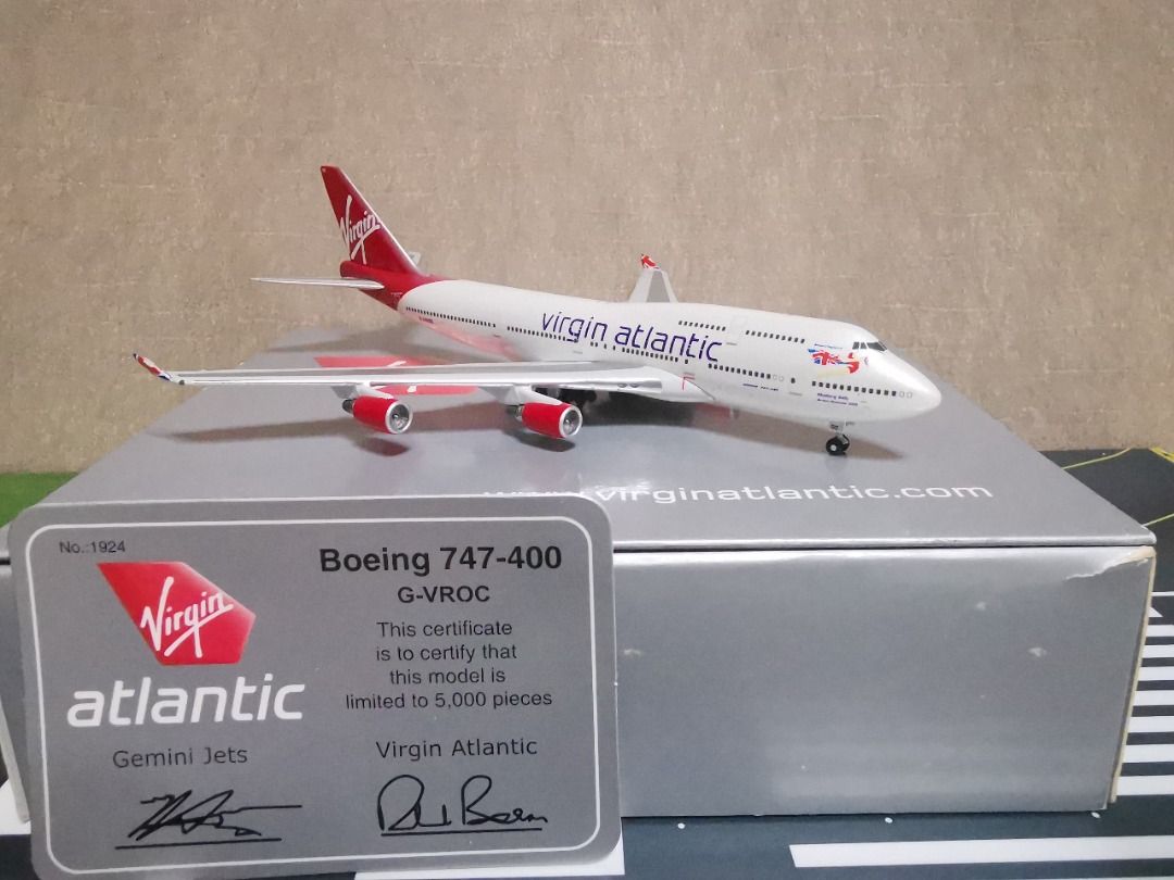 Gemini 1/400 Virgin Atlantic B747-400限定品 Gemini 1/400 Virgin Atlantic B747-400限定品（Gemini Jets 1