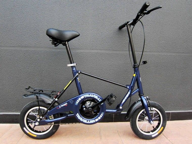 GOGOBIKE 12inch Folding Bike with V brakes single Speeds mini Bicycle steel Frame Folding Bicycle Sports Equipment Bicycles Parts Bicycles on Carousell