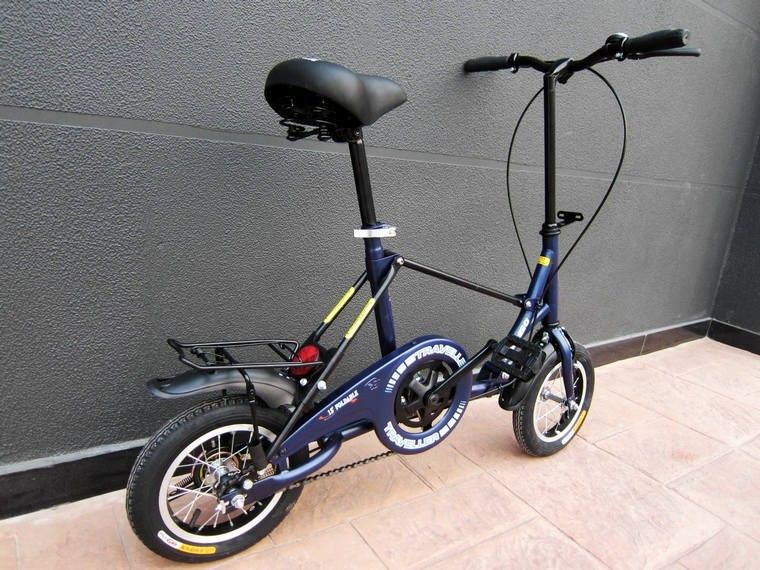 GOGOBIKE 12inch Folding Bike with V brakes single Speeds mini