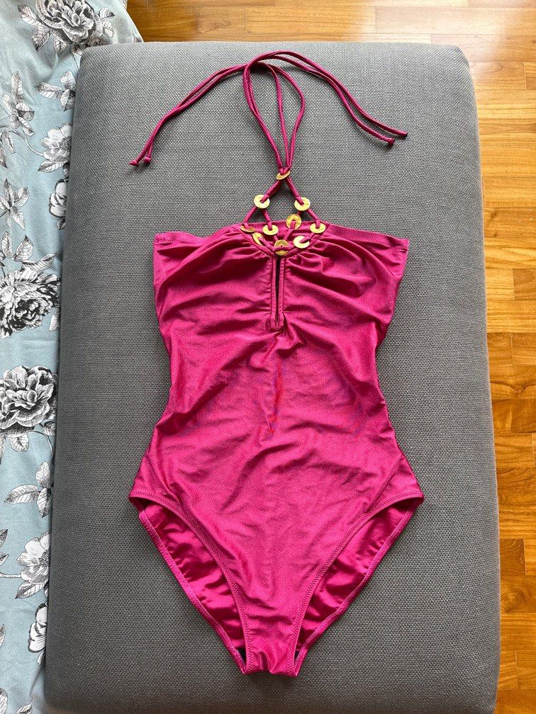 Fuchsia pink clearance swimsuit