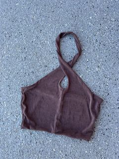 Halter neck crop