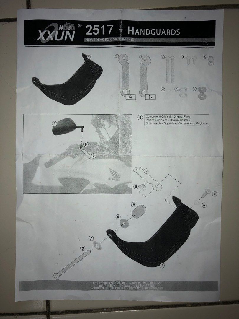 Handguards, Motorcycles, Motorcycle Accessories on Carousell