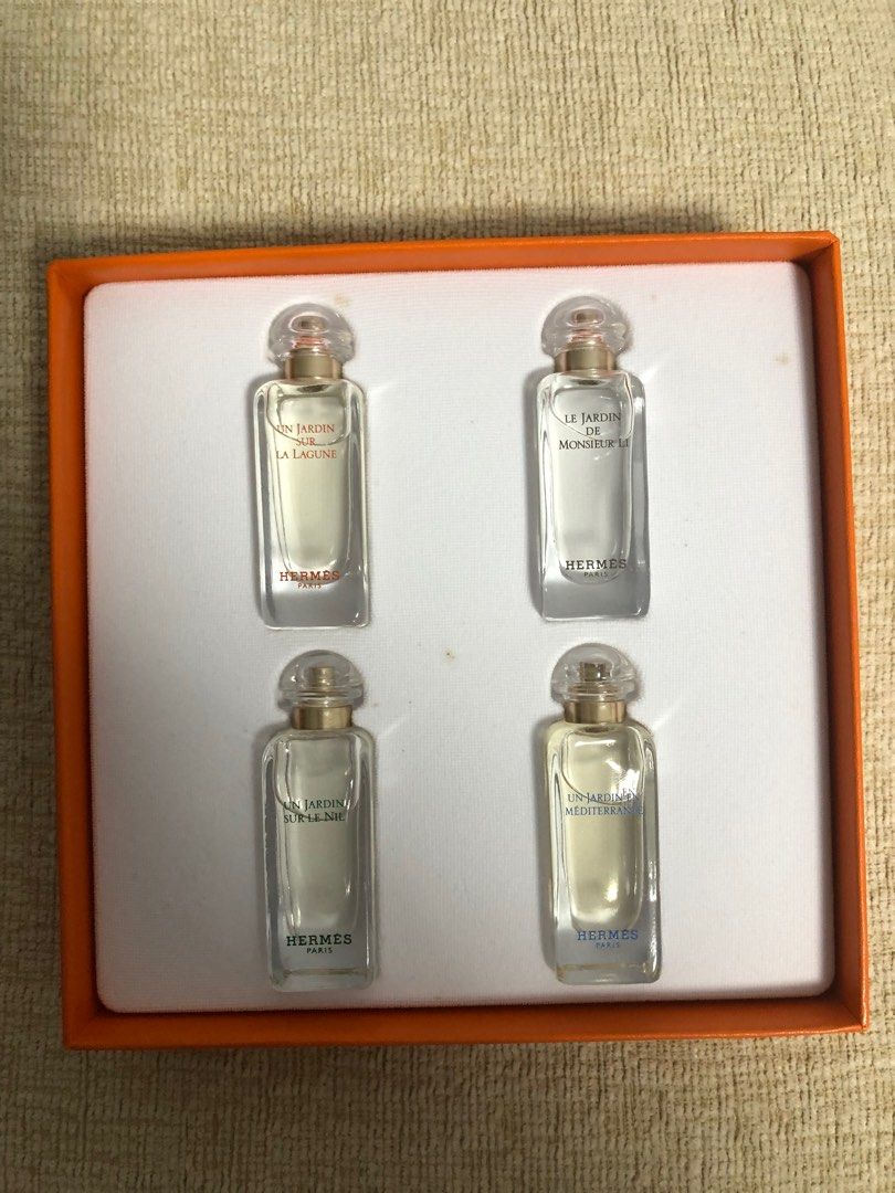 hermes garden perfume set